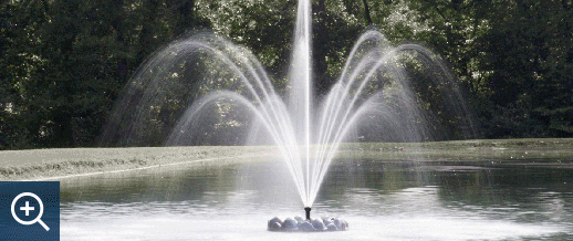 Mayflower, outdoor floating pond and lake fountain and aerator